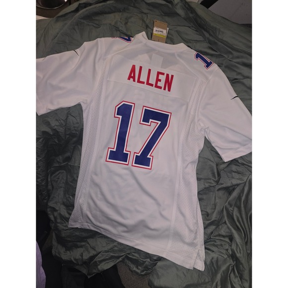 Josh Allen Nike Buffalo Bills White Tundra Football Jersey Mens Small NWT - Picture 7 of 10